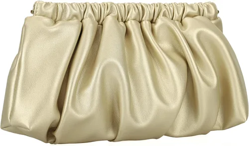 Miniatura 2 de Bolso de noche plisado suave de cuero vegano elegante bolso de mano formal fruncido para mujer Pleated, Soft, Dressy, Formal, Ruched