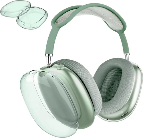 Miniatura 22 de Aircawin Funda transparente para AirPods Max, funda transparente a prueba de golpes para Airpods Max, funda protectora de TPU suave antiarañazos,