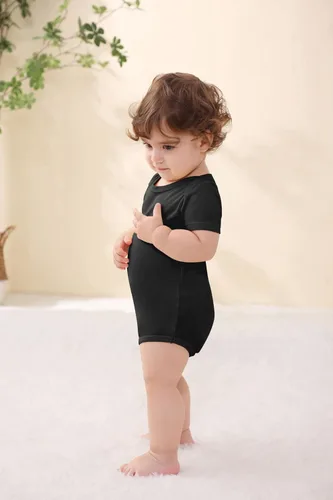 Miniatura 4 de GUISBY Body de rayón de manga corta para bebés de 0 a 24 meses