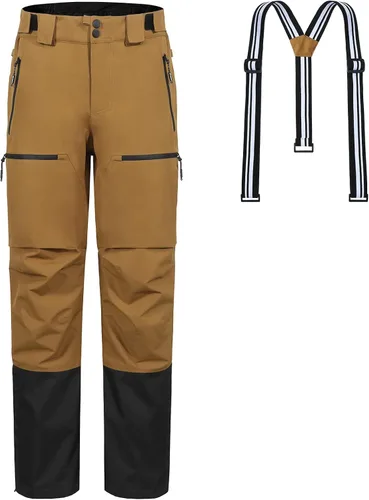 Miniatura 2 de Pioneer Camp Pantalones de esquí para hombre pantalones de snowboard aislados impermeables pantalones de nieve para hombre con peto desmontable