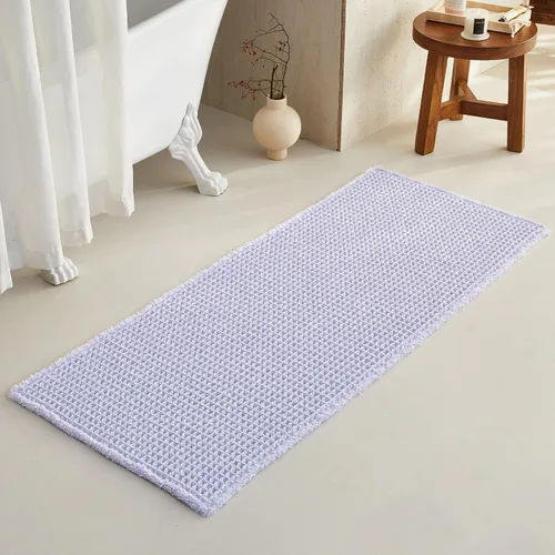 Miniatura 17 de TYUU Tapete de baño estilo gofre, tapete de baño bohemio, antideslizante, lavable, súper absorbente, de secado rápido, bonito tapete de baño