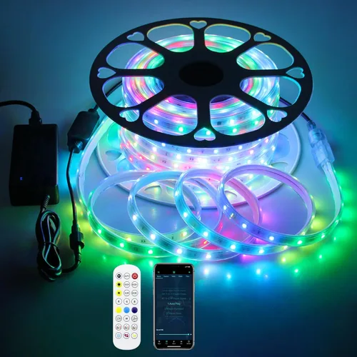 Miniatura 15 de ALITOVE WS2812B WS2811 Controlador LED direccionable RF remoto inalámbrico Mini controlador 5 ~ 24 V CC para WS2812 WS2811 Dream Color Rainbow RGB