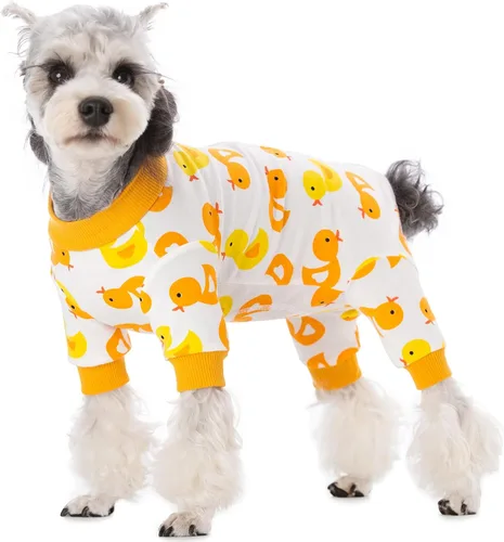 Miniatura 8 de Traje de recuperación quirúrgica para perros pequeños, mameluco para cirugía hembras, pijamas para perros pequeños, pijama de manga larga, vendajes