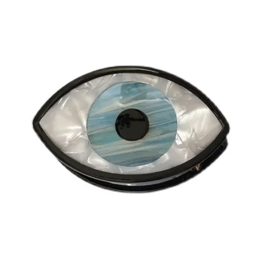Pinza para el cabello de ojo malvado de ojo grande, antideslizante, amuleto grande de pavo, horquilla fuerte para mujeres y niñas, accesorios para a