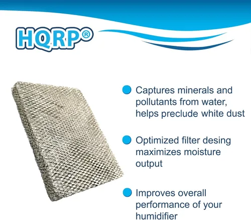 Miniatura 5 de HQRP Filtro de agua compatible con humidificadores Trane HUMD200, HUMD200A, HUMD200T, HUMD200ABA00B para toda la casa, repuesto estándar americano
