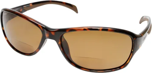 Coyote Eyewear BP-14 - Gafas de sol polarizadas bifocales para lectura para hombres y mujeres, ovaladas, deportivas, envolventes, bifocales, lector