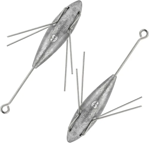 Miniatura 8 de Dr.Fish Sputnik Sinker Spider Sinker 2oz-10oz Surf Pesca Peso Pirámide Agua Salada Playa Casting Pesca Mar