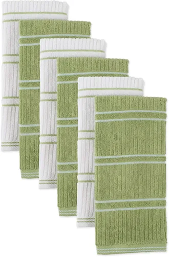 Miniatura 18 de 6 toallas absorbentes para cocina J & M Home Fashions Rojo