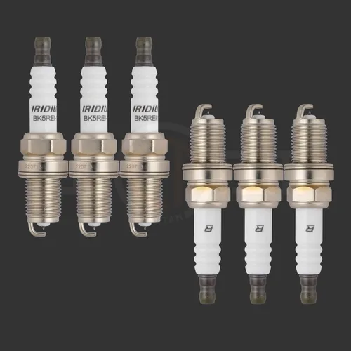 Miniatura 6 de Bujías de repuesto automotriz, 6 piezas que reemplazan a BKR5EIX-11 5464 bujías de iridio compatibles con 96-04 RL SLX TL 3.2L 3.5L V6, 98-05 C240