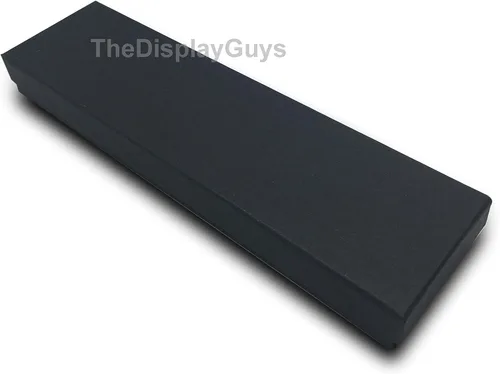Miniatura 11 de TheDisplayGuys - Paquete de 25 cajas de cartón rellenas de algodón #10 para joyas, color negro mate (1.9 x 1.3 x 0.7 pulgadas), para envío