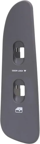 Miniatura 6 de Obaee Cubierta del interruptor de control de ventana, panel interior, bisel de interruptor de la puerta del lado del pasajero compatible con Dodge