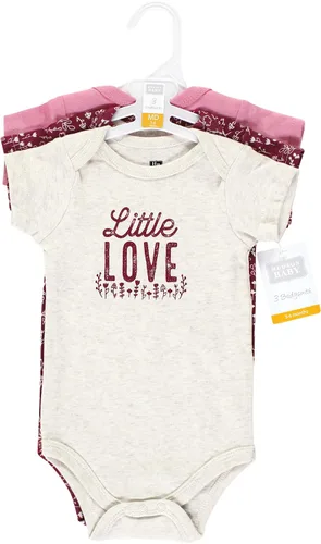 Miniatura 56 de Hudson Baby baby-girls Cotton Bodysuits 3-pack