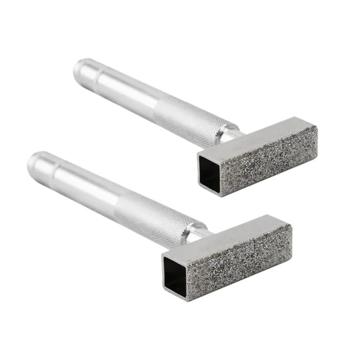 POWERTEC Aparador de ruedas de diamante para torneado y desbarbado, uso en rueda de esmeriladora de banco en muela de óxido de aluminio y muela de