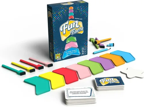 Miniatura 3 de Juego de fiesta de datos divertidos: aprende hechos sorprendentes sobre amigos y familiares. Juego cooperativo atractivo para niños y adultos