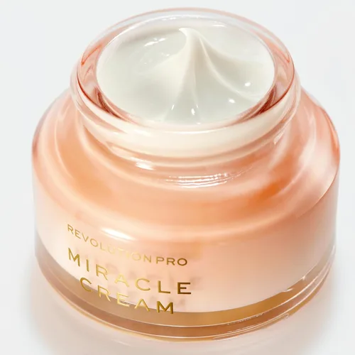 Miniatura 4 de Revolution Pro Miracle Cream, crema facial hidratante e hidratante, ayuda a la opacidad con ácido hialurónico y niacinamida, 1.69 onzas