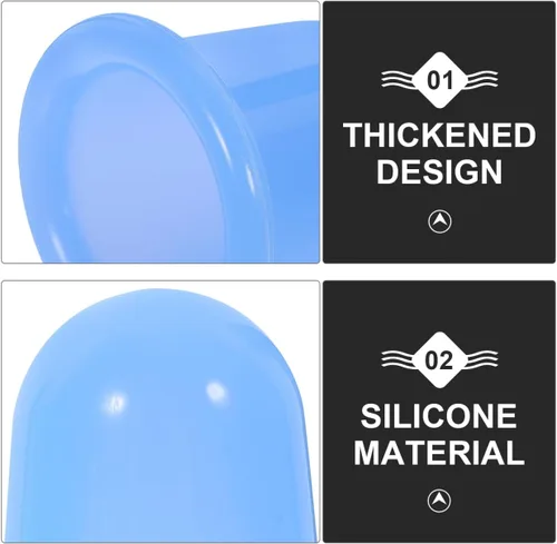 Miniatura 3 de Kit de 5 ventosas de silicona para terapia de masaje, ventosas al vacío para aliviar el dolor, cuidado de la piel, multi- para cara, cuerpo