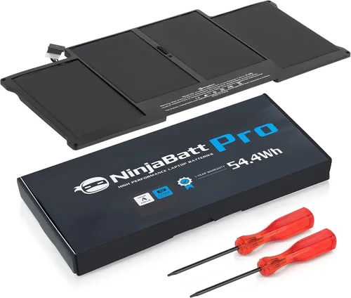 Miniatura 5 de Batería NinjaBatt A1466 para Apple MacBook Air de 13 Pulgadas [Años 2010 2011 2012 2013 2014 2015 2017] A1369 A1405 A1377 661-7474 661-4570 - Alto