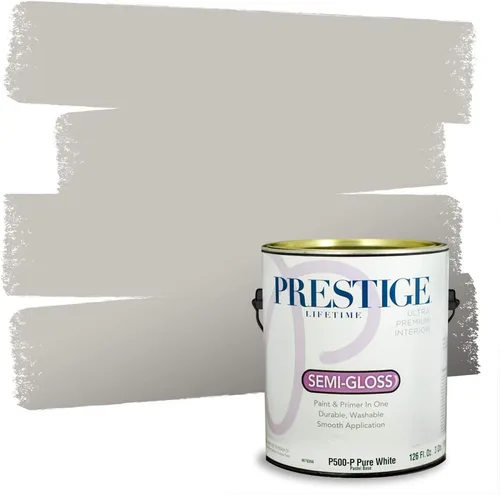 Miniatura 39 de PRESTIGE Paints - Pintura interior e imprimación en uno, 1 galón, cáscara de huevo, pimienta envejecida