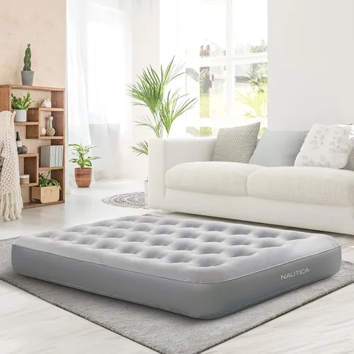 Colchón de Aire Nautica Home Express Sleep Cama Hinchable para Huéspedes, Viaje y Camping: Sistema de Soporte y Comodidad con Vinilo Resistente a