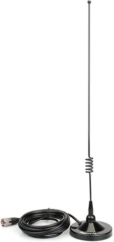 Retevis Antena de radio jamón de doble banda de 144/430 MHz, 18.86 pulgadas, VSWR menos de 1.5, compatible con BTECH ICOM Kenwood Midland Retevis