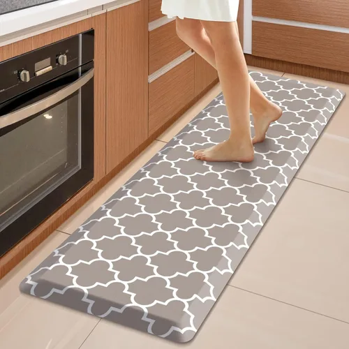 Miniatura 27 de WISELIFE - Tapete antifatiga para piso de 4/5 pulgadas, tapete de cocina antideslizante, impermeable, resistente, ergonómico, cómodo, duradero