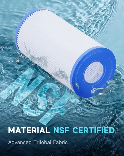 Miniatura 2 de AQUALTRA Filtros de piscina tipo A o C compatibles con 29000E/59900E, filtros de piscina fáciles de instalar, filtros de piscina sobre el suelo de 8