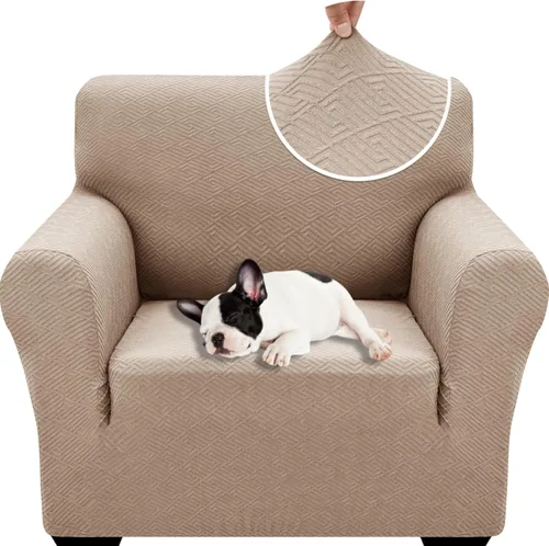 Miniatura 39 de XINEAGE Fundas elásticas nuevas para sillón 2025, 1 pieza, protector para silla de sala de estar, funda gruesa y suave con parte inferior elástica