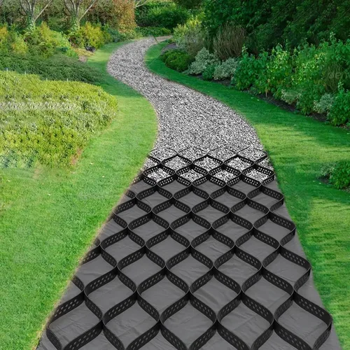 Miniatura 13 de Rejilla de Suelo de Grava de 2" de Grosor 4 pies x 10 pies - Rejillas de Estabilización Geo Grid para Entrada de Vehículos, Rejilla Retenedora