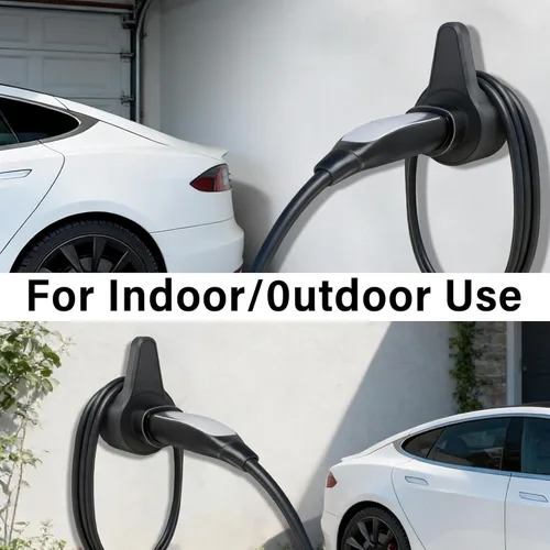 Miniatura 8 de Soporte de cargador de coche Tesla, adecuado para Tesla modelo 3/Y/S/X, soporte de montaje en pared, cargador eléctrico portátil para automóvil