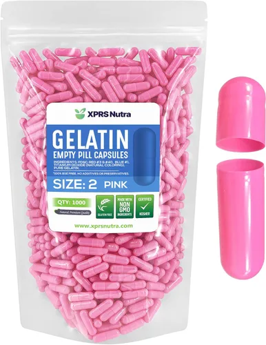 Miniatura 34 de XPRS Nutra Cápsulas vacías de tamaño 2 – 100 cápsulas vacías de gelatina – Pastillas de relleno de cápsulas de bricolaje – Cápsulas de gel de Multi