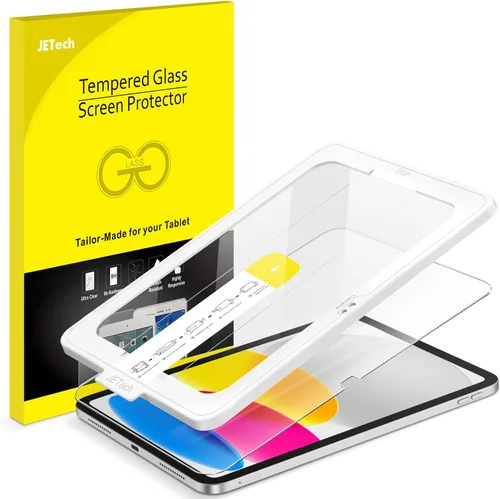 Miniatura 8 de JETech Protector de pantalla One Touch Install para iPad de 10.2 pulgadas (9ª/8ª/7ª generación, 2021/2020/2019), película de vidrio templado con kit