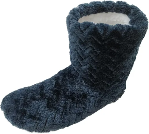 Pantuflas tipo botín para mujer, cómodas, de pelo sintético, transpirables, acogedoras, de felpa, para dormitorio, para interiores y exteriores, con