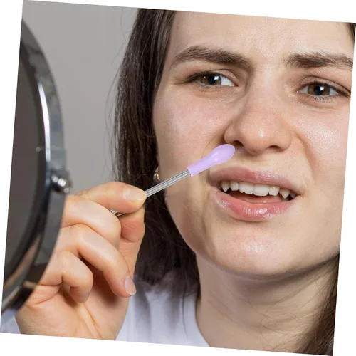 Miniatura 2 de WOONEKY 4 pinzas para enhebrar el cabello, para resorte de labio superior, dispositivo de extracción de vello facial, removedor de vello facial