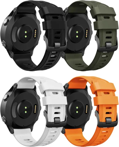 Miniatura 11 de ANCOOL Correa de reloj Garmin Instinct / Forerunner 955, correas de silicona suave de 0.866 in para Forerunner 945/Instinct 2/Forerunner