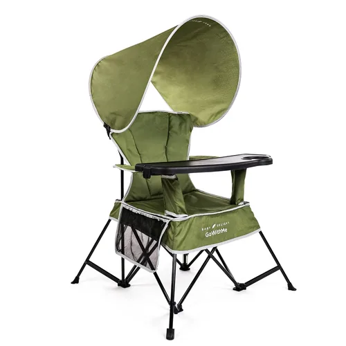 Baby Delight Silla portátil Go with Me Grand Deluxe | para niños | Interior y exterior | Moss Bud Green Verde musgo