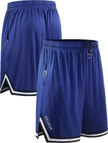 Miniatura 8 de NELEUS Pantalones cortos ligeros de 7 pulgadas para hombre con bolsillos