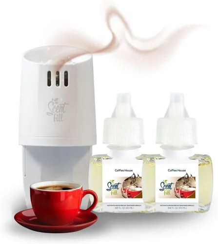 Miniatura 37 de Scent Fill Ambientador Enchufable de Naranja y Clavo, Repuestos de Aceite Perfumado, 2 Repuestos + Difusor