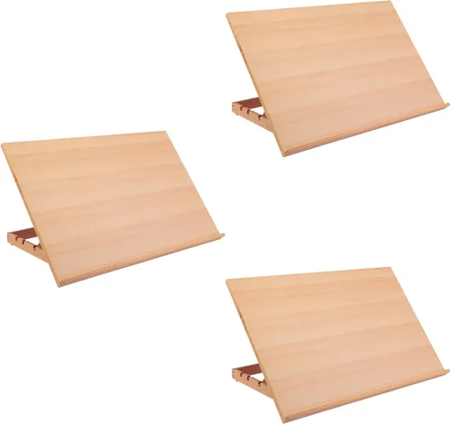 SoHo Urban Artist Caballete portátil ajustable de 19.75 x 29.5 pulgadas, tamaño extra grande, 5 posiciones, acabado de madera de haya natural