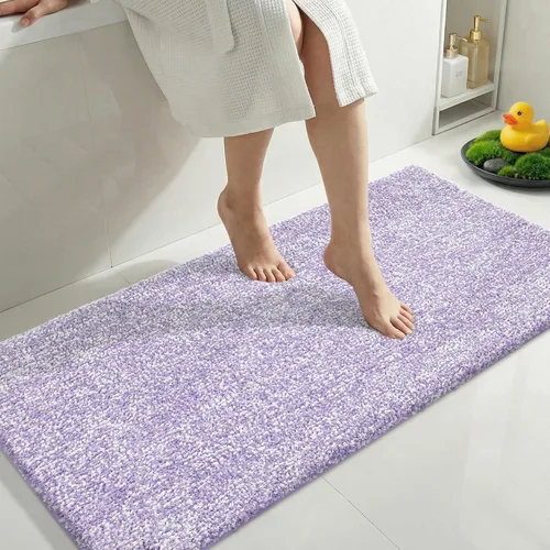 Miniatura 28 de Yimobra Alfombra de baño acolchada antifatiga, antideslizante, lavable, de microfibra suave y densa para lavabo, ducha, pies cansados, cómodo