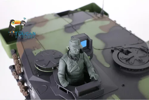 Miniatura 7 de Heng Long Toucan RC Hobby 2.4Ghz 1/16 Escala Plástico Leopard2 A6 RC Tanque