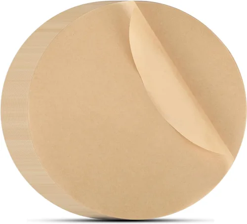 Miniatura 17 de Beasea Papel pergamino para freidora de aire de 11 pulgadas, 200 piezas de papel pergamino perforado blanco desechable para freidora de aire y cesta
