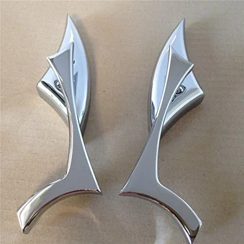 Miniatura 4 de cromado Spear Blade Mini Espejos Fit para Suzuki Savage Intruder Volusia Boulevard