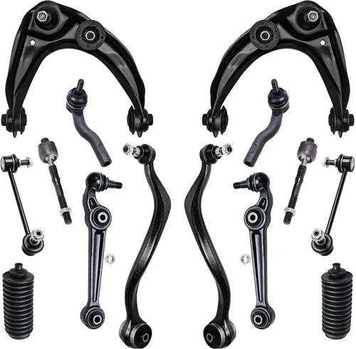 Miniatura 72 de Detroit Axle - Kit de suspensión frontal de 16 piezas para RWD Chrysler 300 Dodge Charger Challenger Magnum 6 brazos de control con rótulas 2