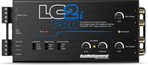 Miniatura 4 de AudioControl LC2i PRO - Convertidor de salida de línea de 2 canales con sensor de señal GTO y AccuBASS