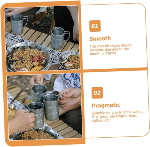 Miniatura 9 de Taza de agua deportiva - Taza de acero inoxidable a prueba de fugas para acampar Fitness uso diario