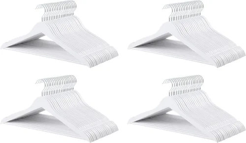 Miniatura 12 de Amazon Basics Perchas de madera para trajes, paquete de 30, color negro