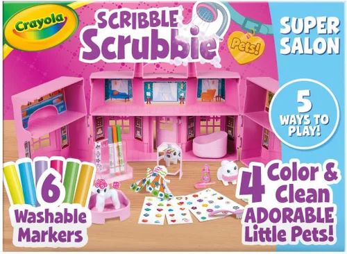 Miniatura 10 de Crayola Scribble Scrubbie Pets, Perro y Gato, Juguetes para Niños, Regalo para Niñas y Niños, Edad 3, 4, 5, 6
