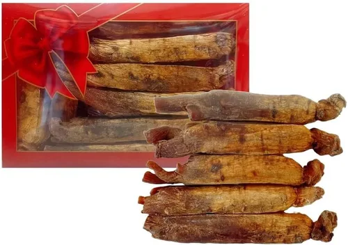 New Green Nutrition Raíz seca de ginseng rojo Panax, 6 años de grado premium (raíz de 8 onzas)