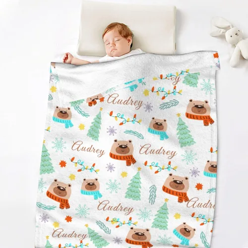 Miniatura 9 de Manta personalizada para bebé, manta personalizada con nombre para recién nacidos/bebés/niños para/manta de forro polar personalizada, regalos
