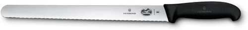 Miniatura 5 de Victorinox Fibrox Pro - Cuchillo para rebanar (12.0 in) con borde recto y mango negro